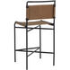Corrigan 40.5 inch Cognac Leather Counter Stool